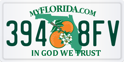 FL license plate 3948FV