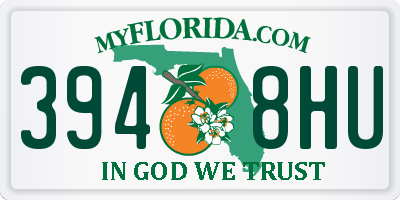 FL license plate 3948HU