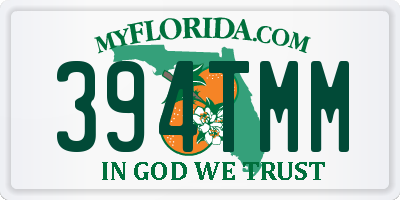 FL license plate 394TMM