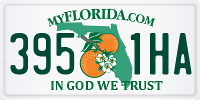 FL license plate 3951HA