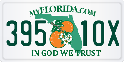 FL license plate 3951OX
