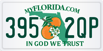 FL license plate 3952QP