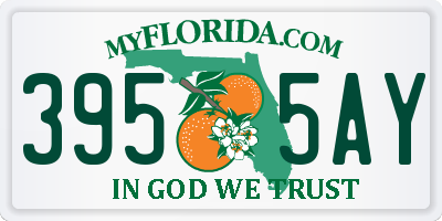 FL license plate 3955AY