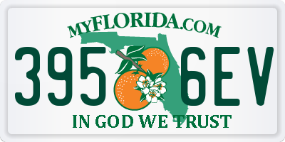 FL license plate 3956EV