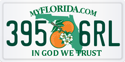 FL license plate 3956RL