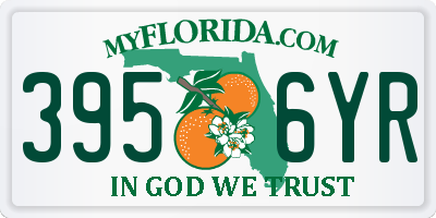 FL license plate 3956YR