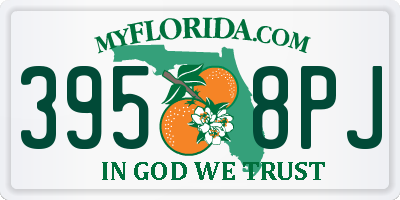 FL license plate 3958PJ