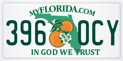 FL license plate 3960CY