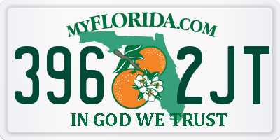 FL license plate 3962JT