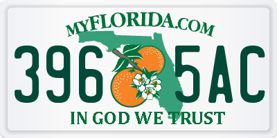 FL license plate 3965AC