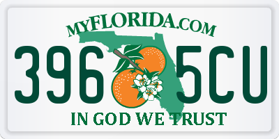FL license plate 3965CU