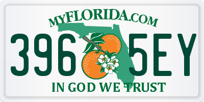 FL license plate 3965EY