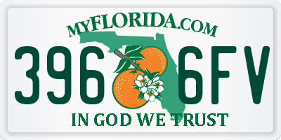 FL license plate 3966FV