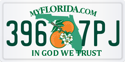 FL license plate 3967PJ