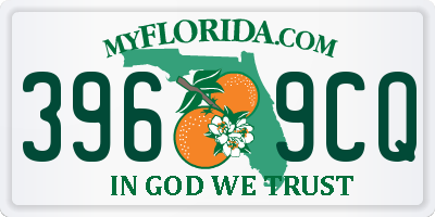 FL license plate 3969CQ