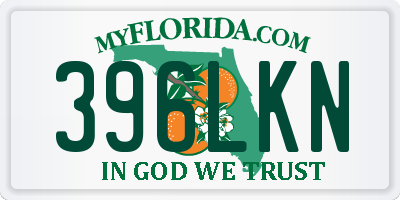 FL license plate 396LKN