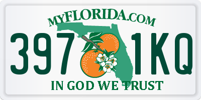 FL license plate 3971KQ
