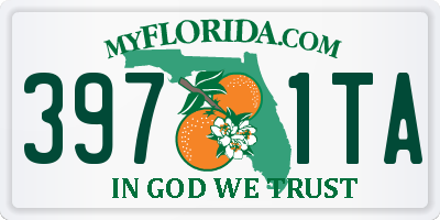 FL license plate 3971TA