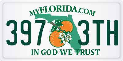 FL license plate 3973TH