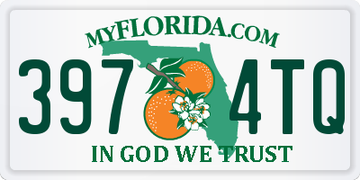 FL license plate 3974TQ