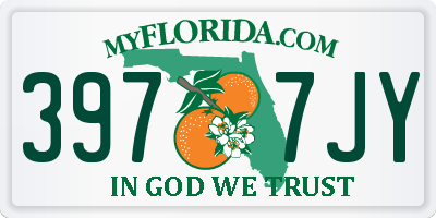 FL license plate 3977JY