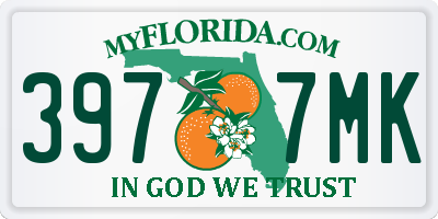 FL license plate 3977MK