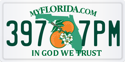 FL license plate 3977PM