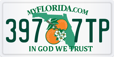FL license plate 3977TP