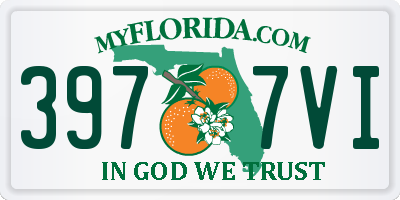 FL license plate 3977VI