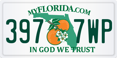 FL license plate 3977WP