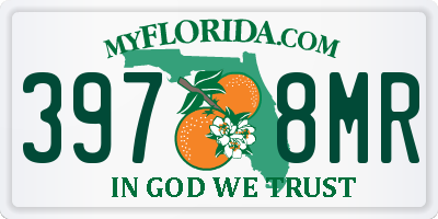 FL license plate 3978MR