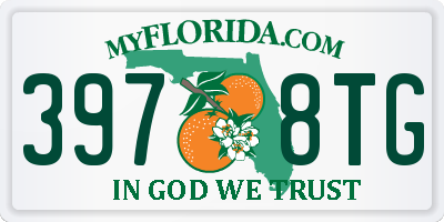 FL license plate 3978TG
