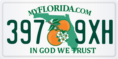 FL license plate 3979XH