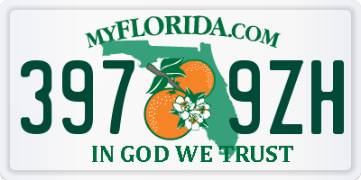 FL license plate 3979ZH