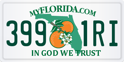 FL license plate 3991RI