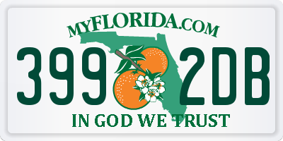 FL license plate 3992DB