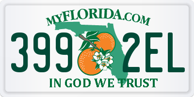 FL license plate 3992EL
