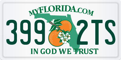 FL license plate 3992TS