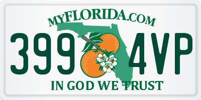 FL license plate 3994VP
