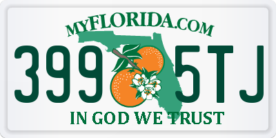 FL license plate 3995TJ