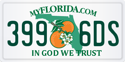 FL license plate 3996DS