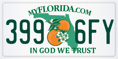 FL license plate 3996FY