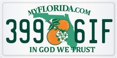 FL license plate 3996IF