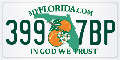 FL license plate 3997BP