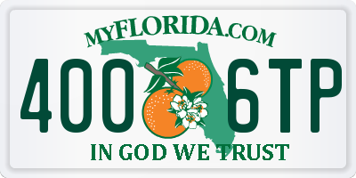 FL license plate 4006TP