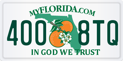 FL license plate 4008TQ