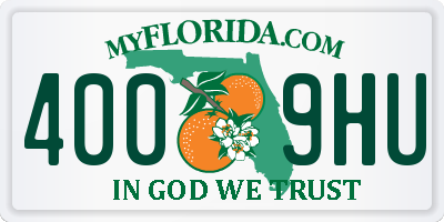 FL license plate 4009HU