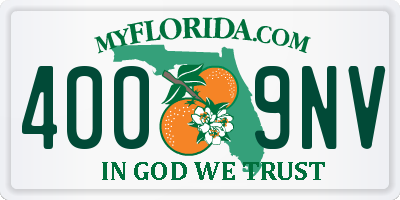 FL license plate 4009NV