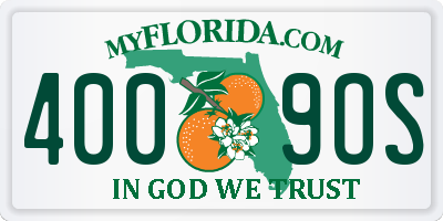FL license plate 4009OS