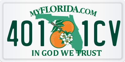 FL license plate 4011CV